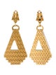 Tory Burch Resin Clip-On Drop Earrings