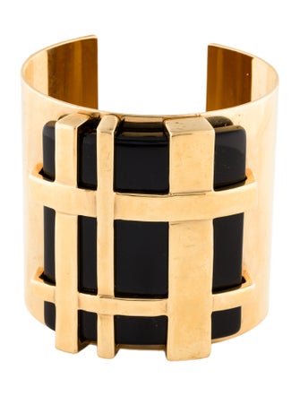 Tory Burch Resin Gingham Cuff