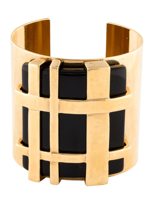 Tory Burch Resin Gingham Cuff