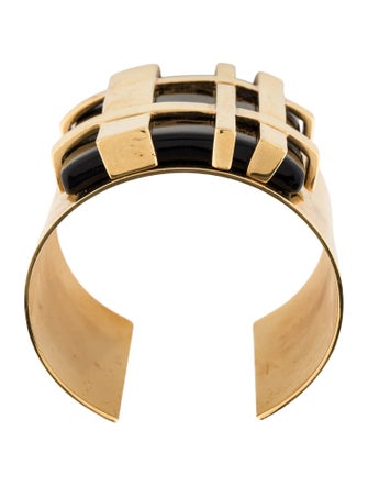 Tory Burch Resin Gingham Cuff