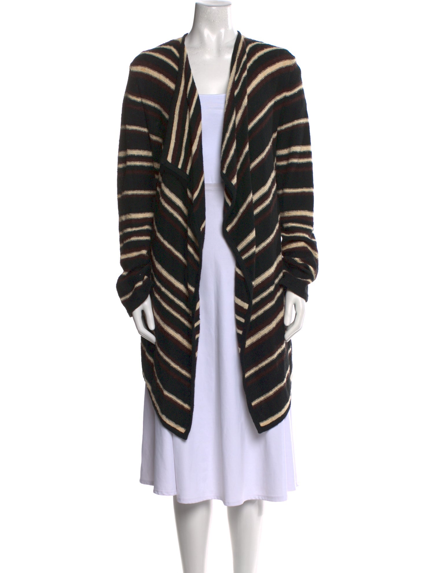 Tory Burch Linen Striped Sweater