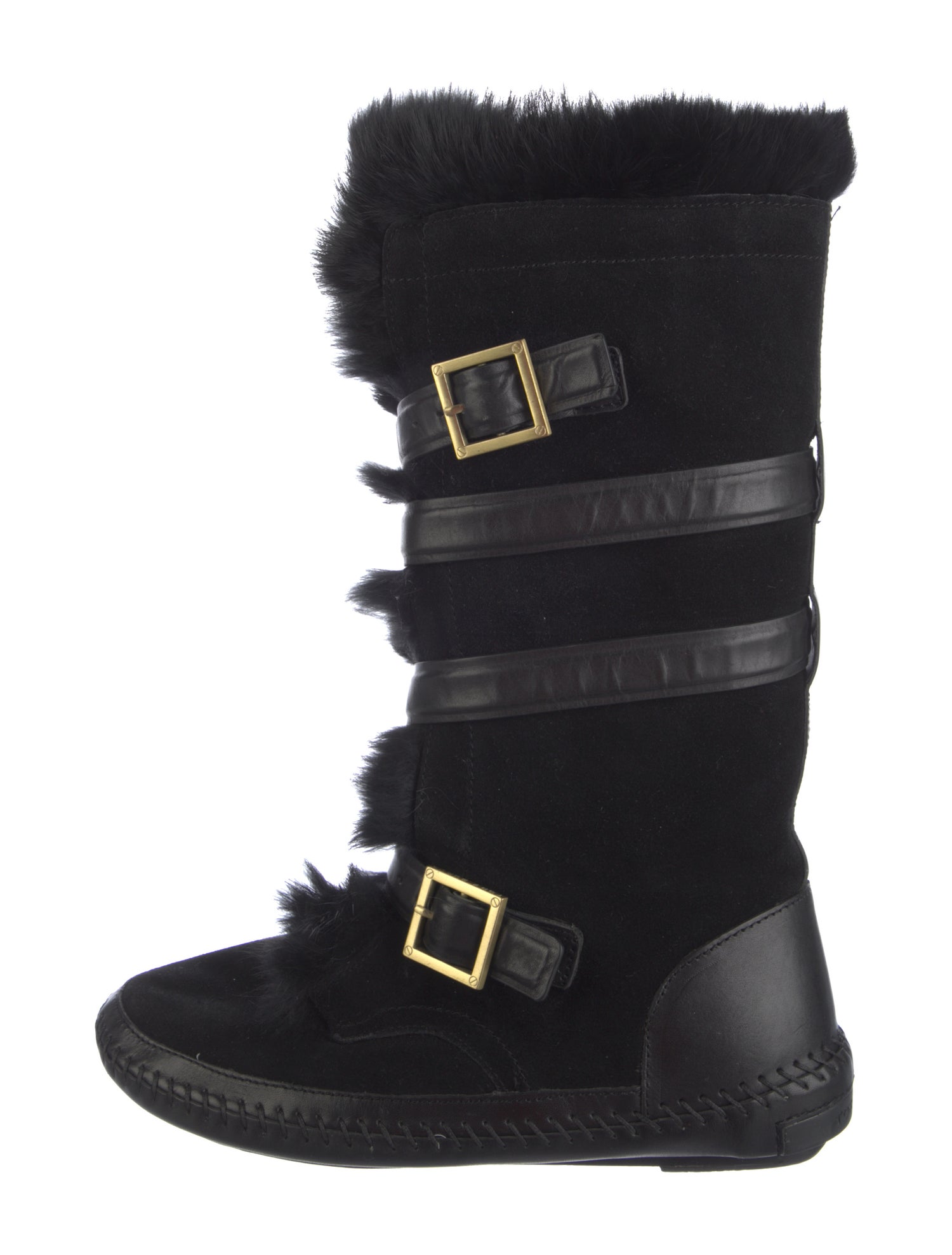 Tory Burch Suede Lace-Up Boots