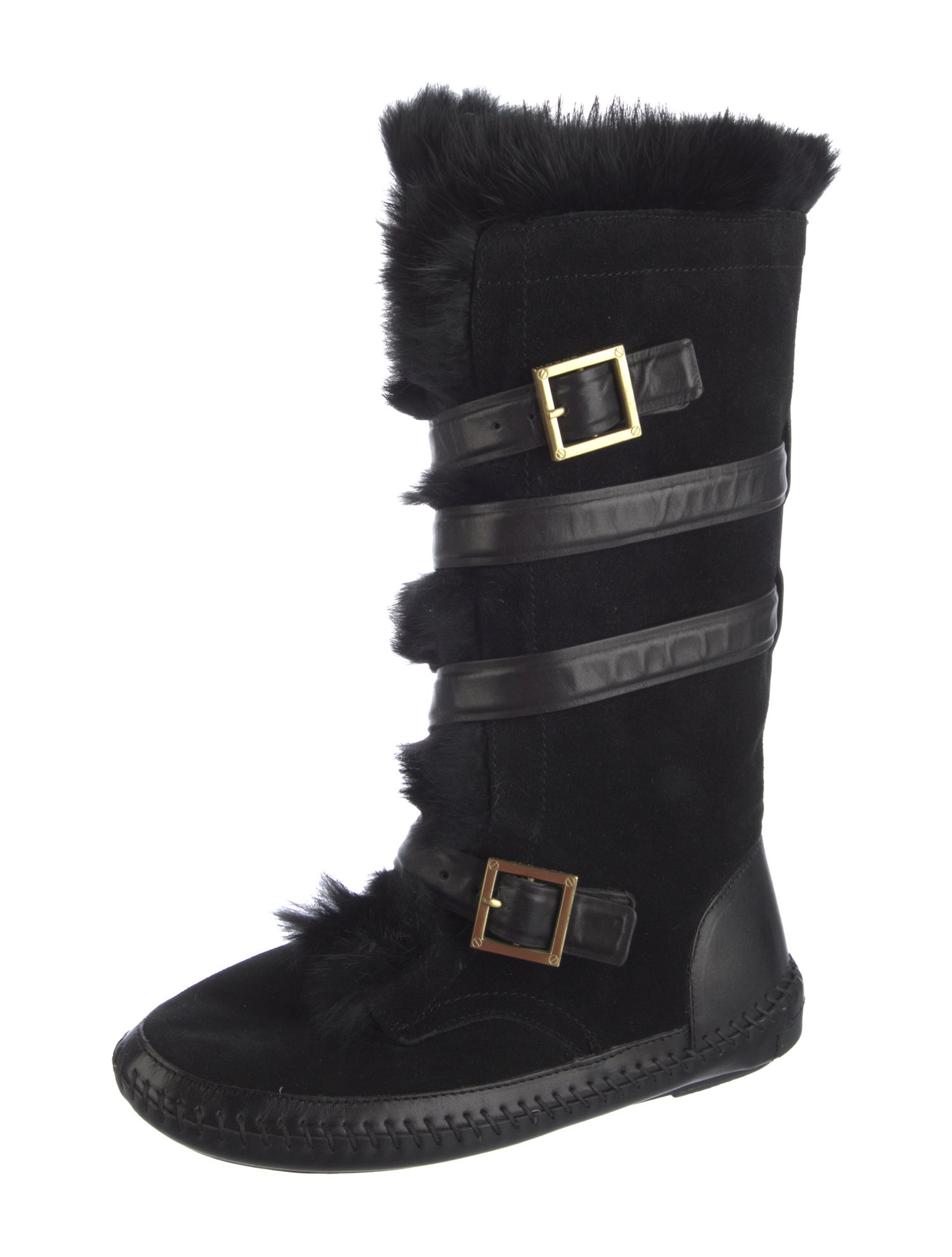 Tory Burch Suede Lace-Up Boots