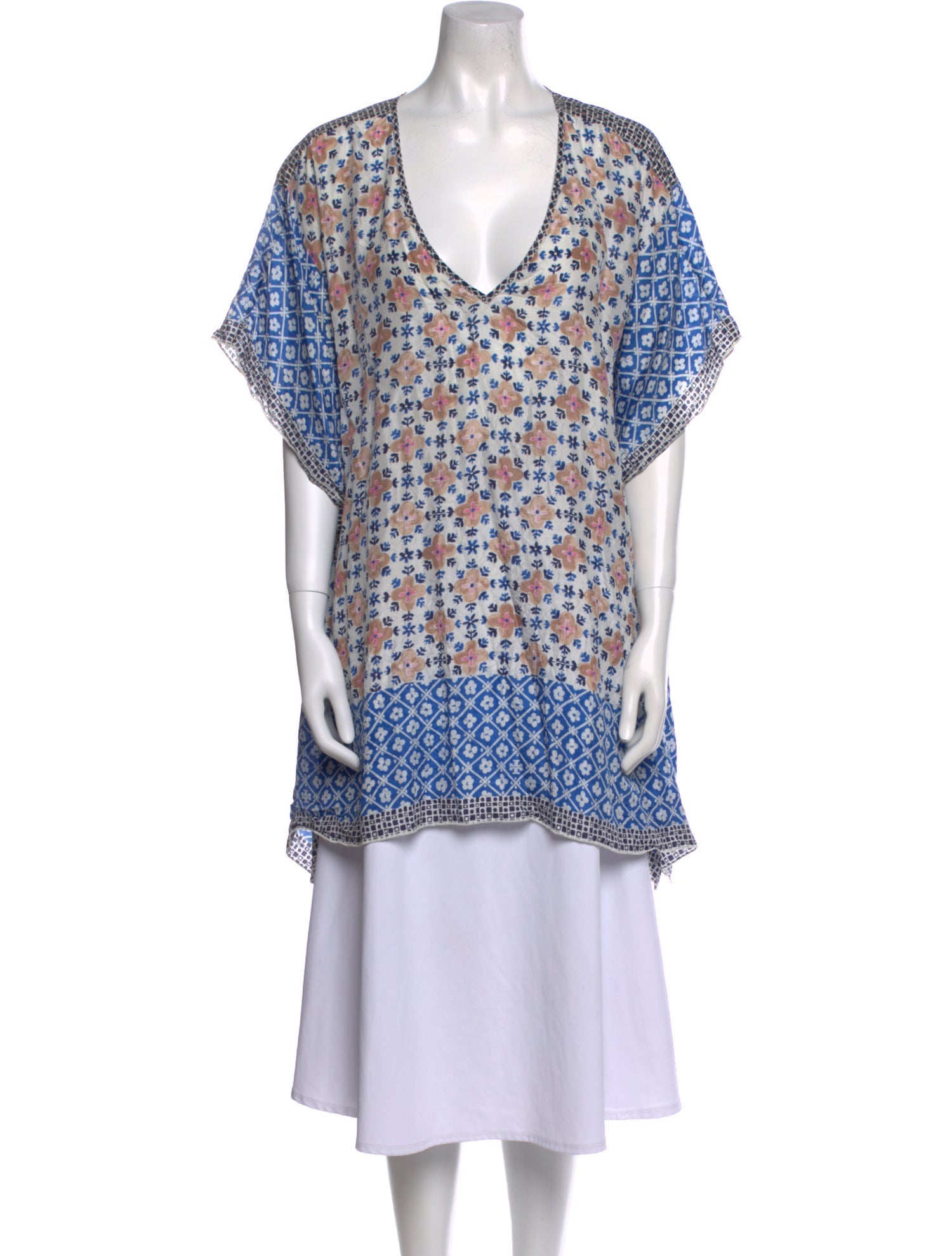 Tory Burch Silk Printed Tunic