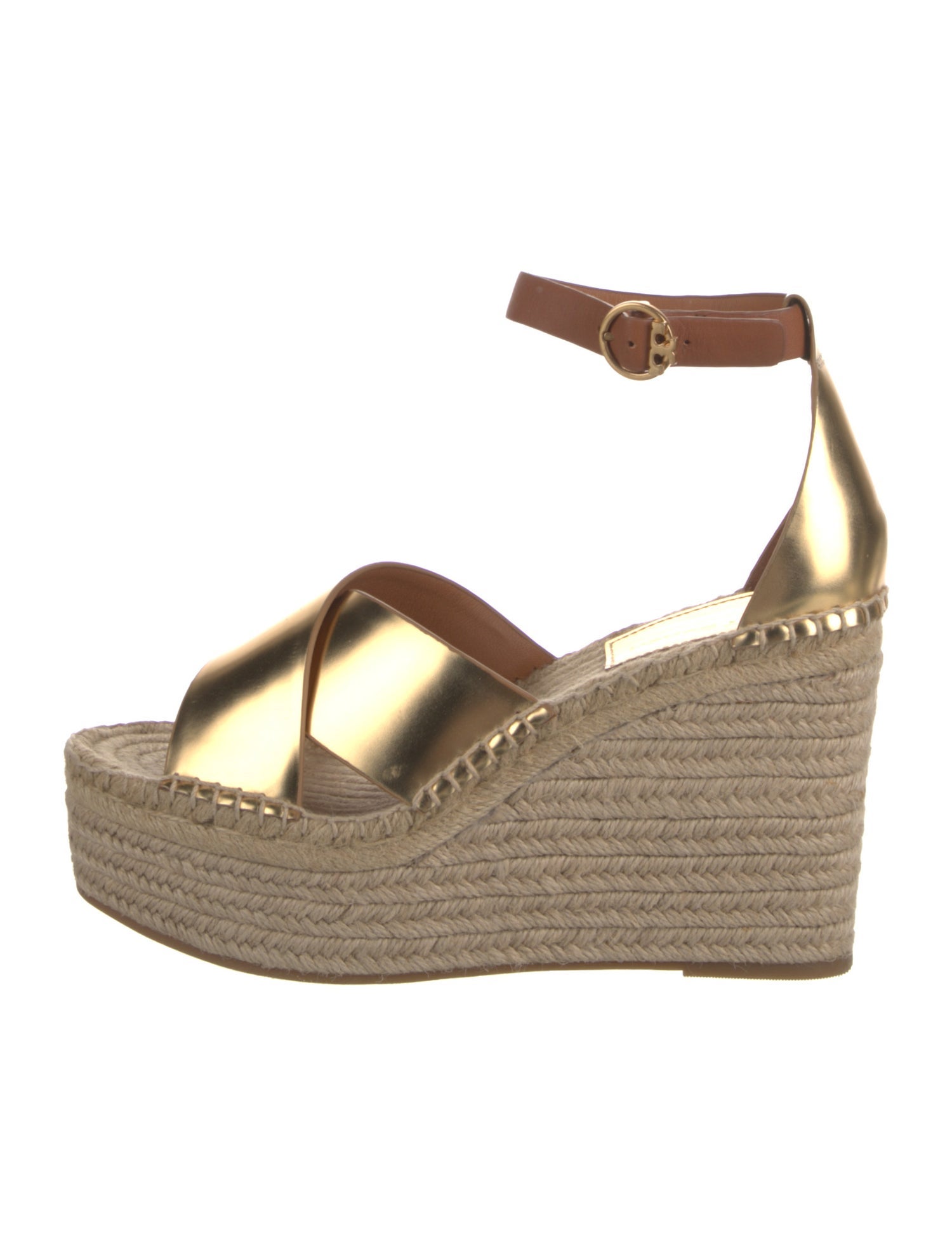 Tory Burch Leather Espadrilles