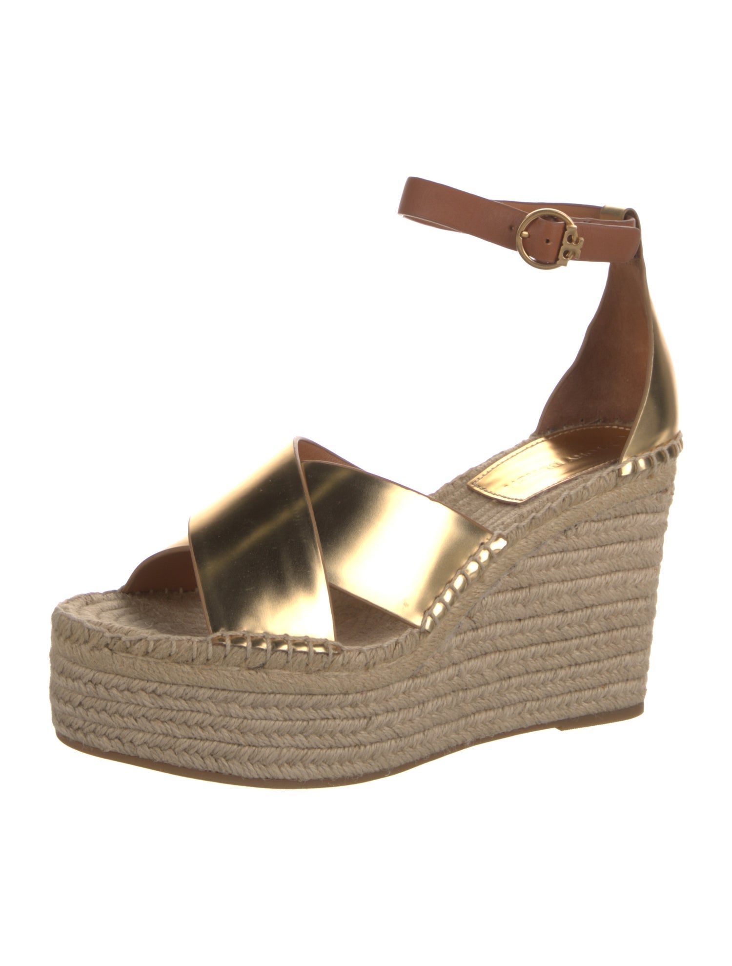 Tory Burch Leather Espadrilles