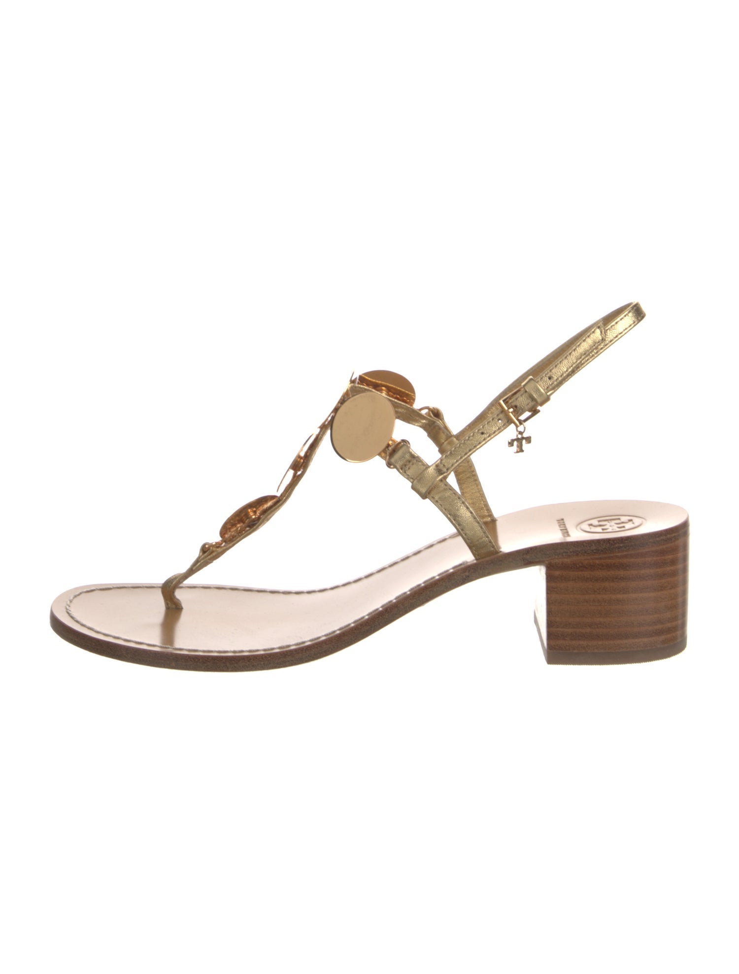 Tory Burch Leather Slingback Sandals