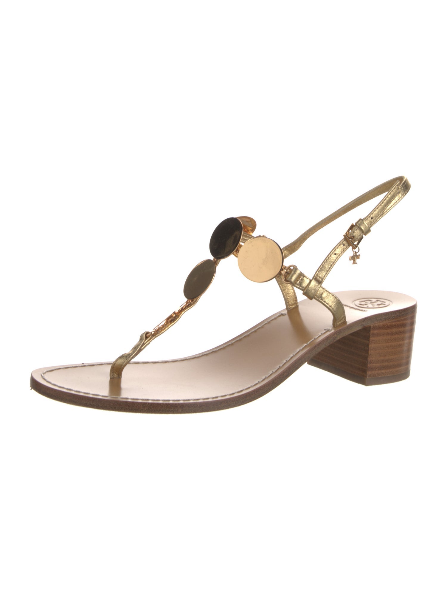 Tory Burch Leather Slingback Sandals