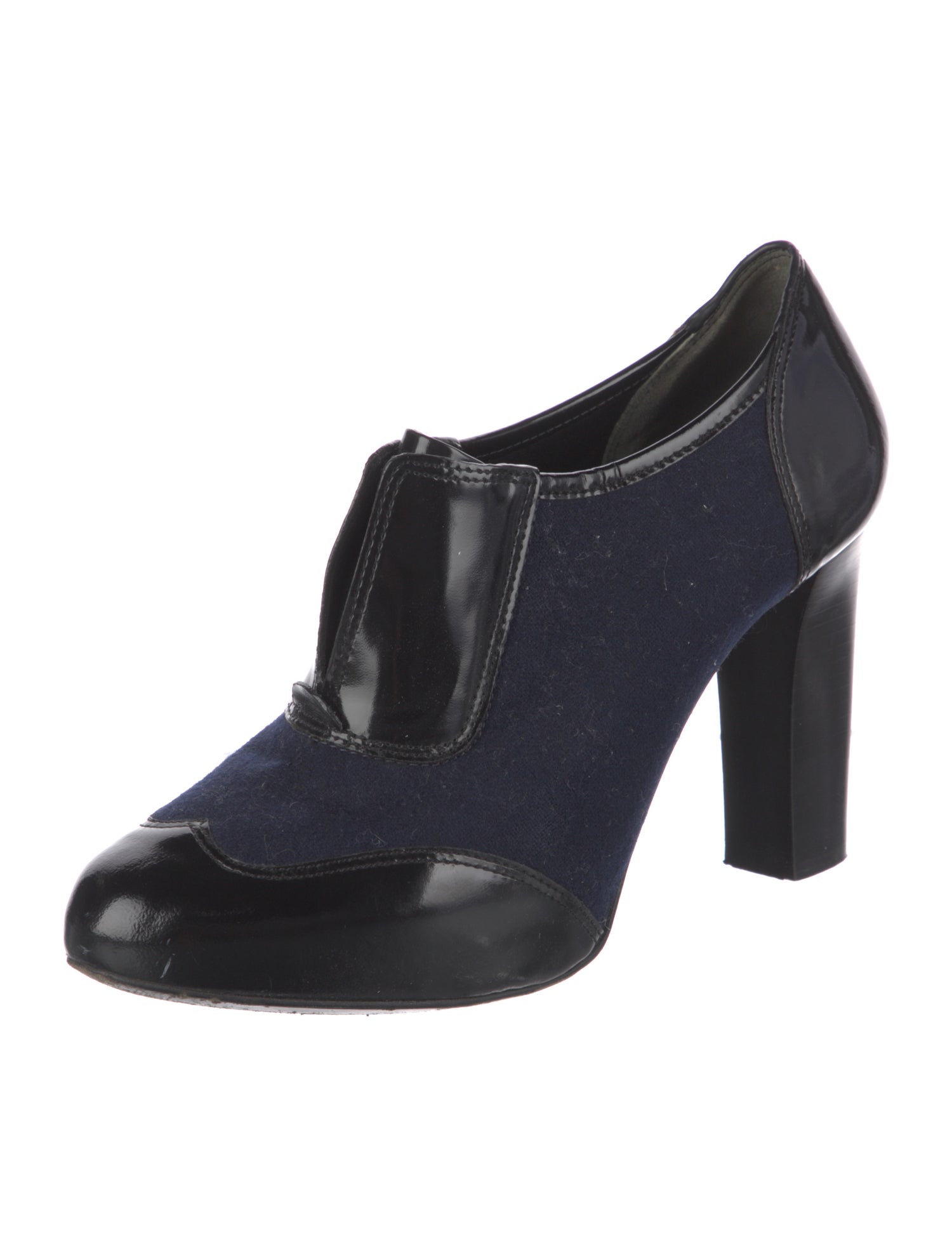 Tory Burch Wool Lace-Up Boots