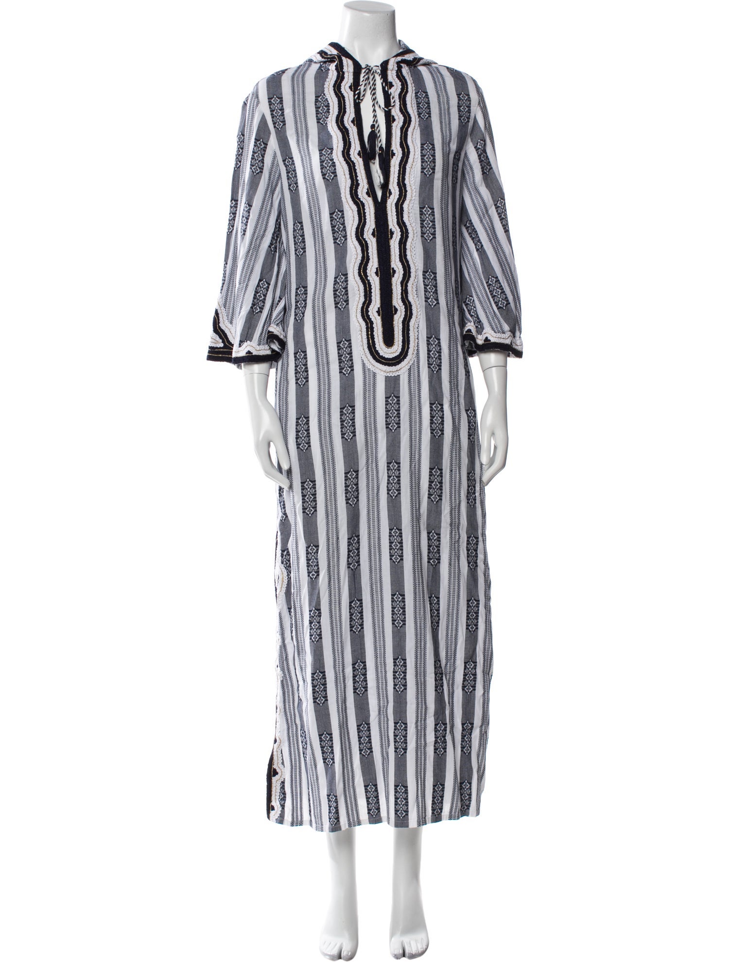 Tory Burch Striped Long Dress