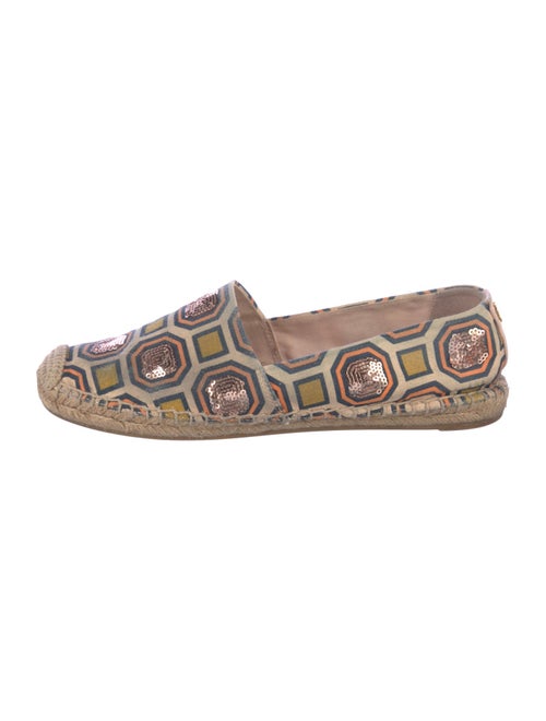 Tory Burch Canvas Printed Espadrilles