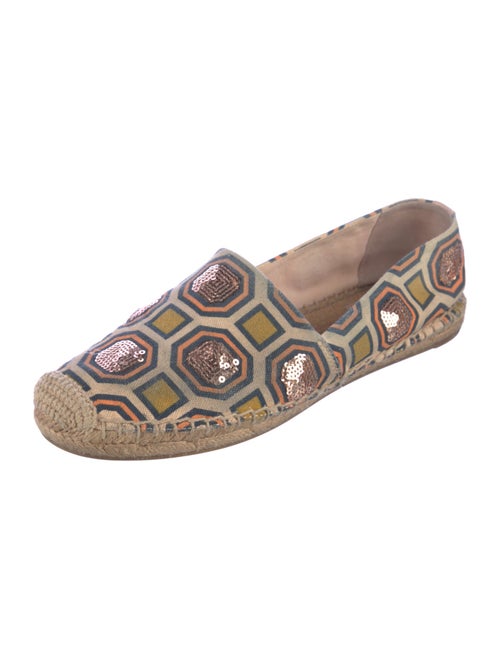 Tory Burch Canvas Printed Espadrilles