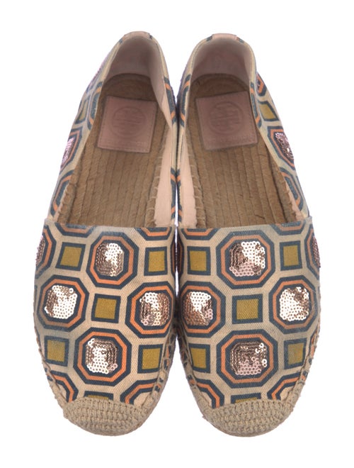 Tory Burch Canvas Printed Espadrilles