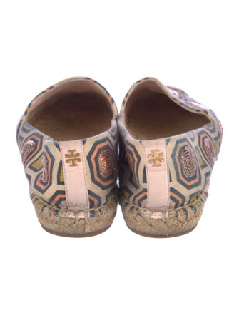 Tory Burch Canvas Printed Espadrilles