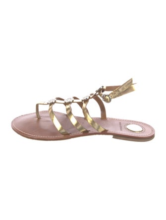 Tory Burch Patent Leather Gladiator Sandals