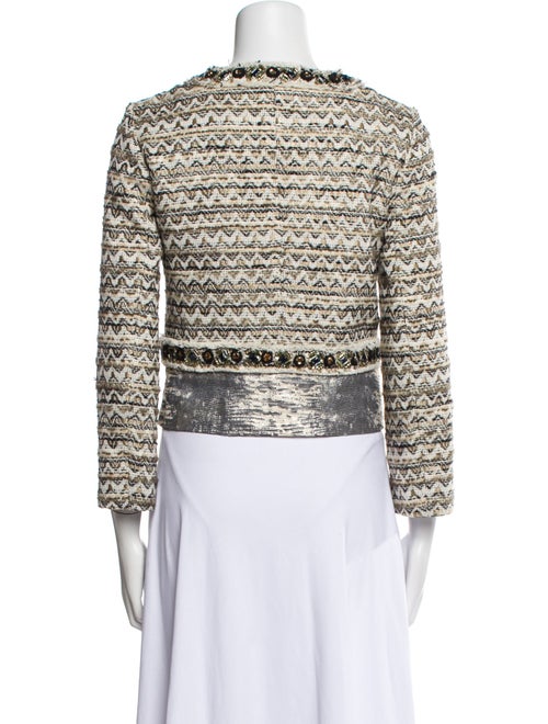Tory Burch Tweed Pattern Evening Jacket