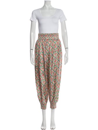 Tory Burch Silk Printed Pant Set