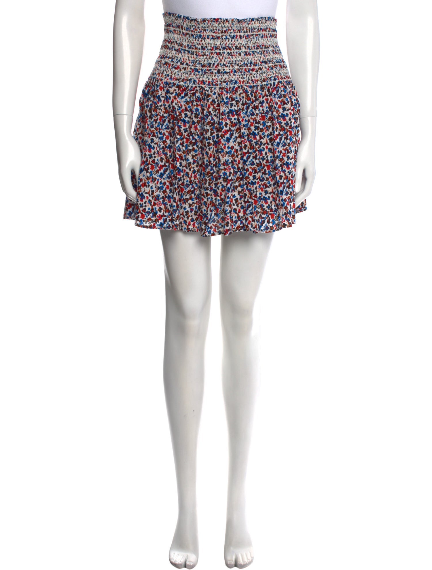 Tory Burch Floral Print Mini Skirt