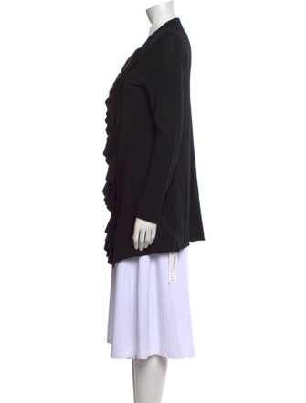 Tory Burch Merino Wool Open Front Sweater