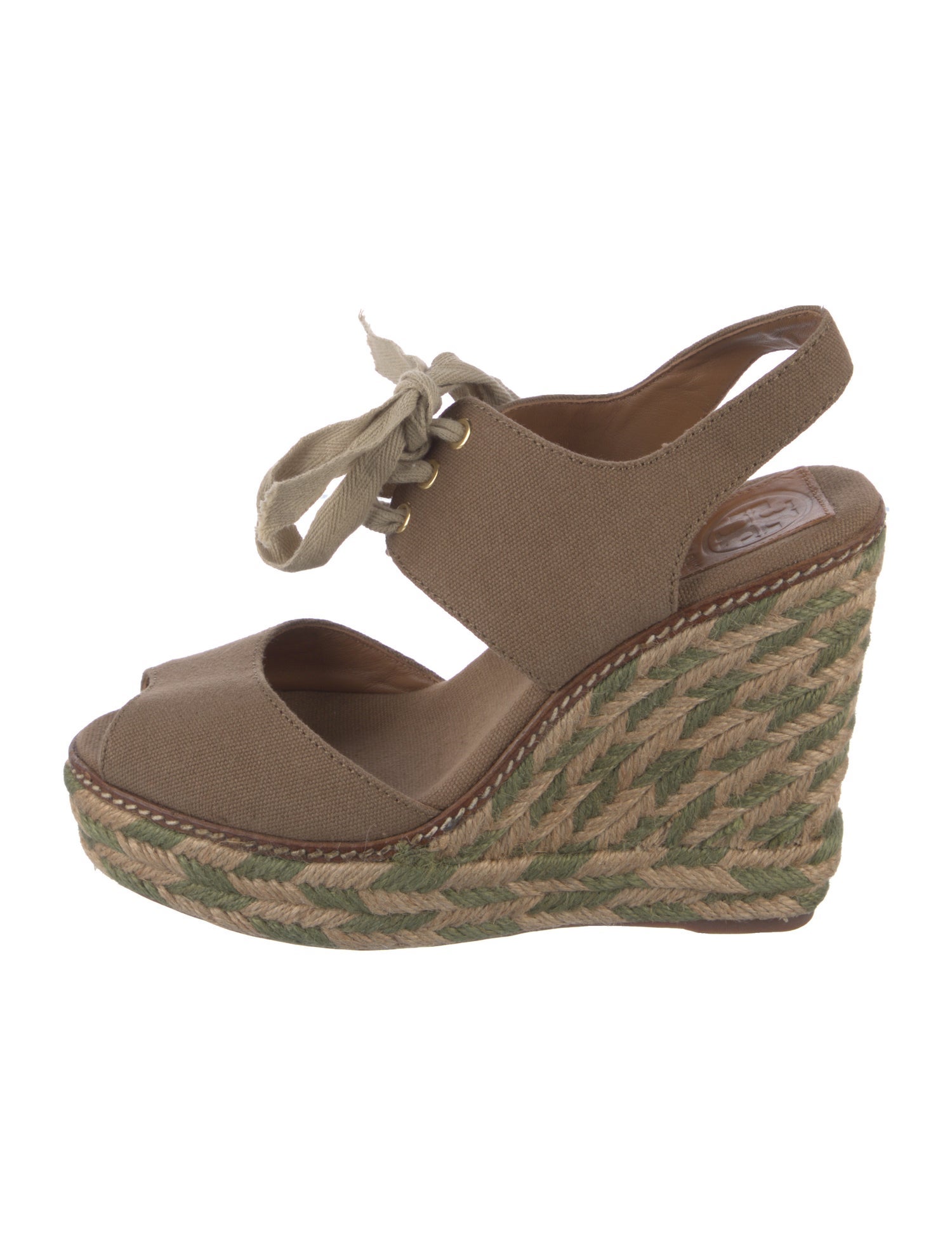 Tory Burch Canvas Printed Espadrilles