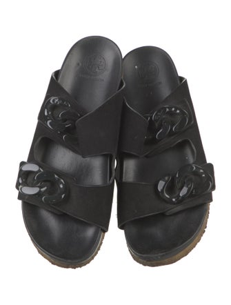 Tory Burch Suede Slides