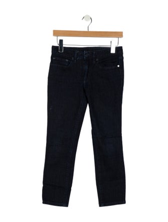 Tory Burch Low-Rise Skinny Leg Jeans