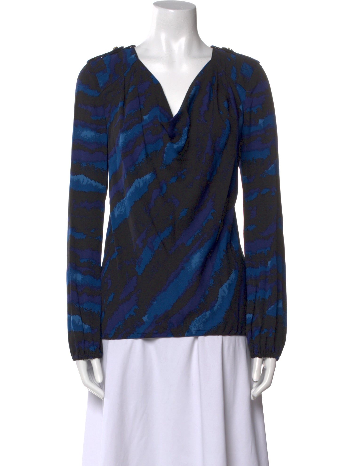 Tory Burch Silk Printed Blouse