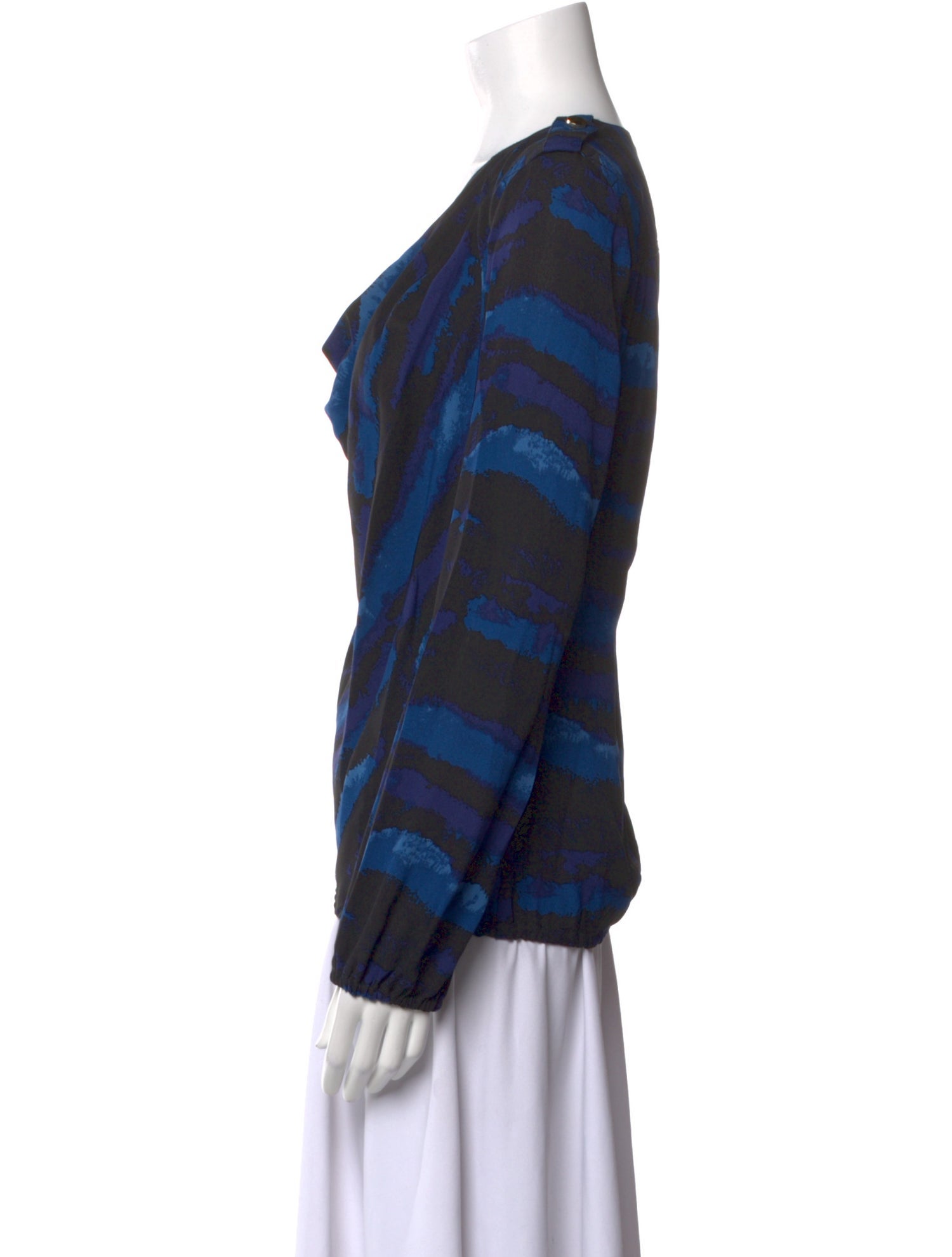 Tory Burch Silk Printed Blouse