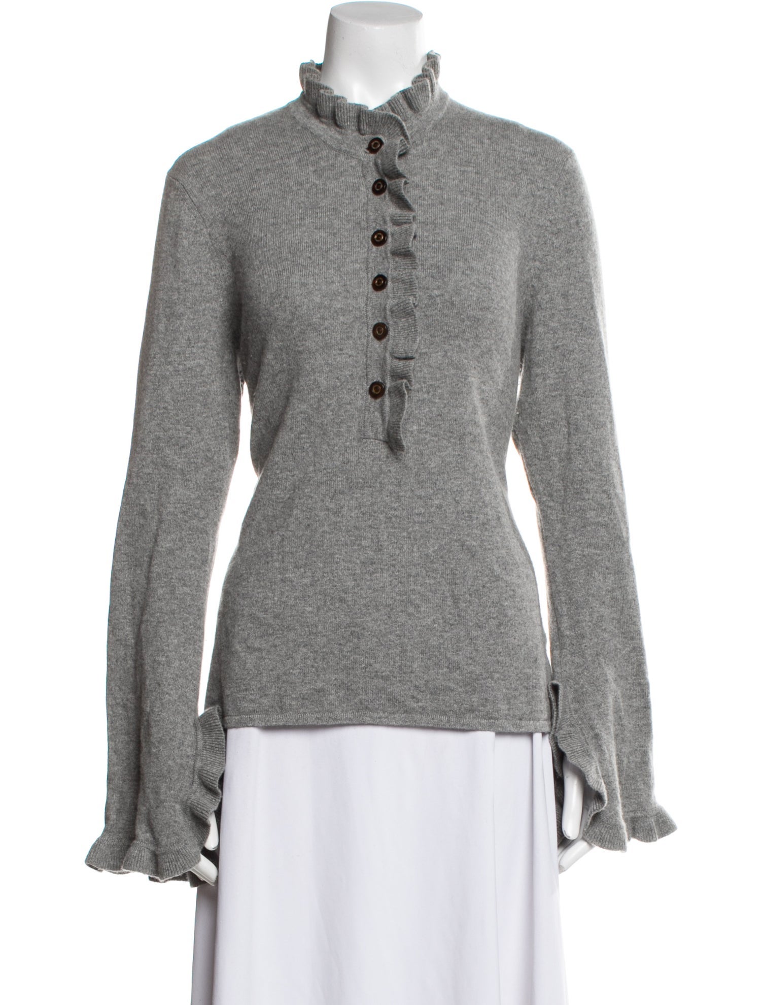 Tory Burch Cashmere Mock Neck Sweater