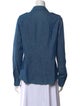 Tory Burch Long Sleeve Button-Up Top