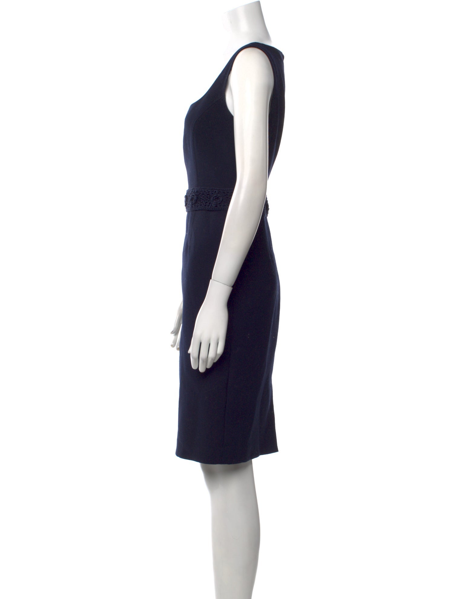 Tory Burch Square Neckline Knee-Length Dress