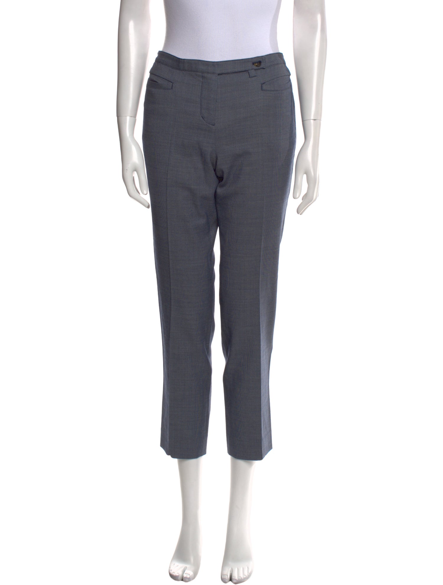Tory Burch Wool Straight Leg Pants