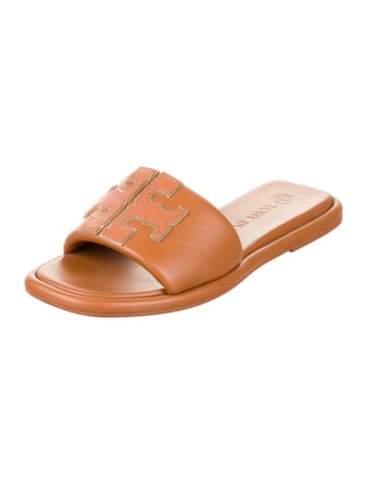 Tory Burch Leather Slides