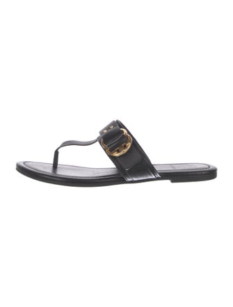 Tory Burch Leather Slides