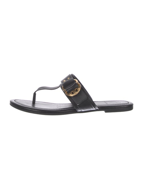 Tory Burch Leather Slides