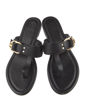 Tory Burch Leather Slides