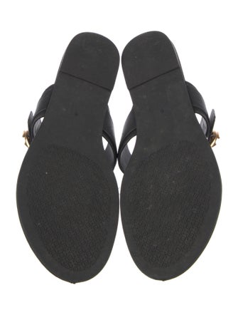 Tory Burch Leather Slides