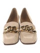 Tory Burch Leather Chain-Link Accents Pumps