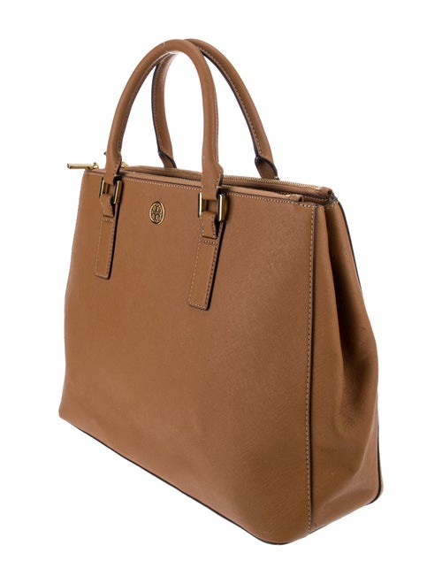 Tory Burch Saffiano Leather Top Handle Bag