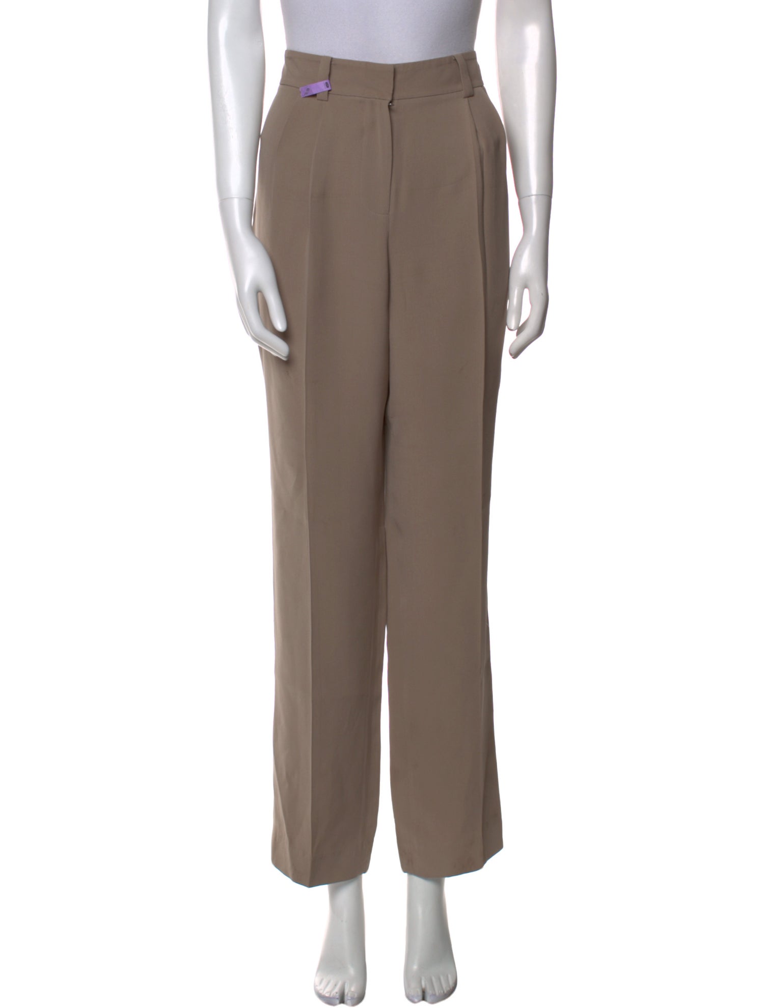 Tory Burch Silk Straight Leg Pants