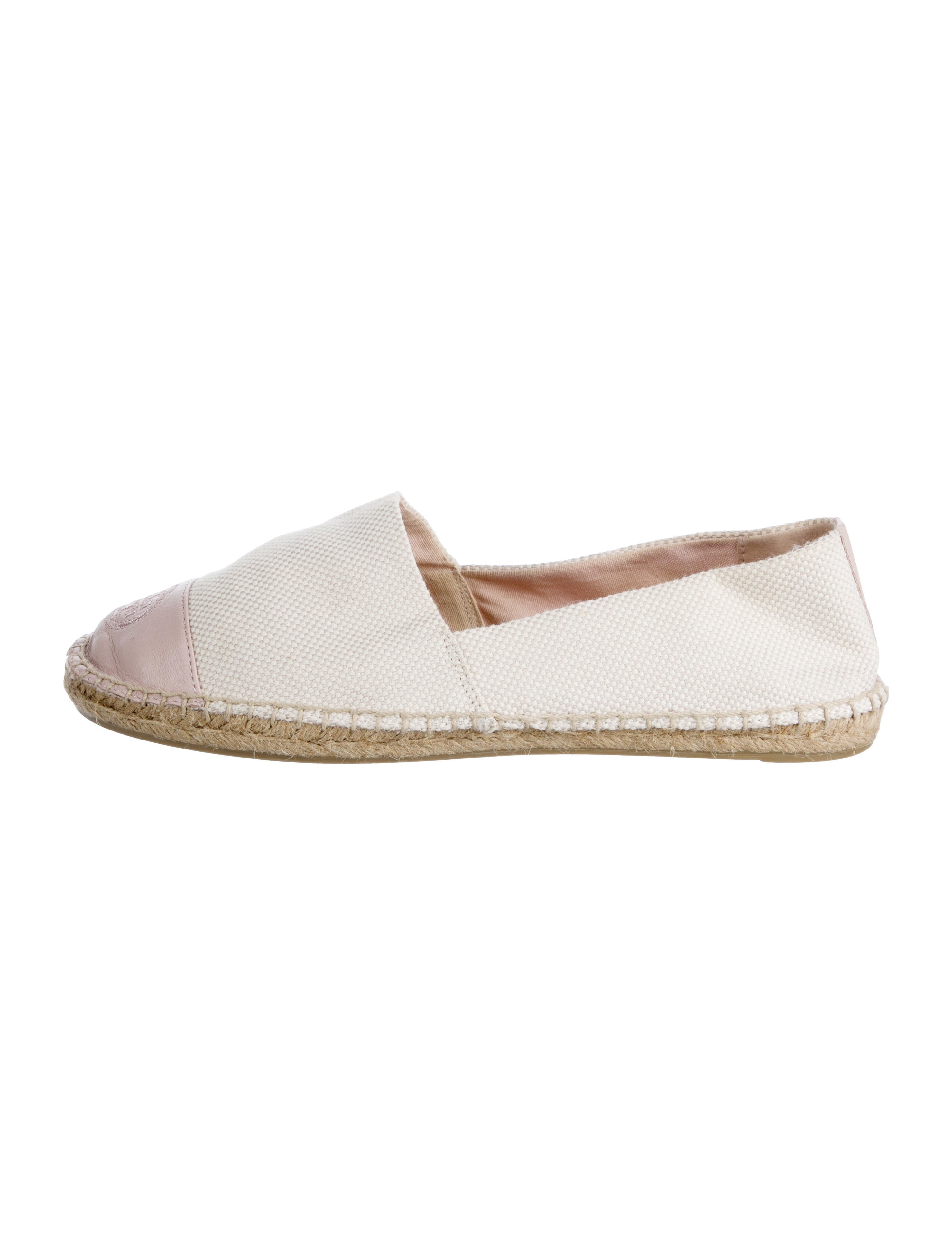 Tory Burch Canvas Colorblock Pattern Espadrilles