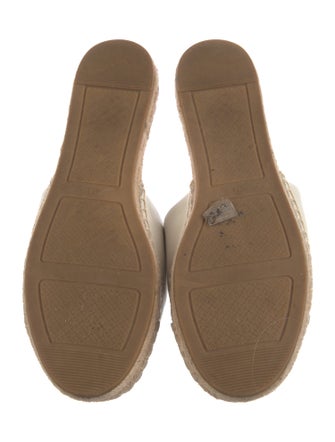 Tory Burch Leather Espadrilles