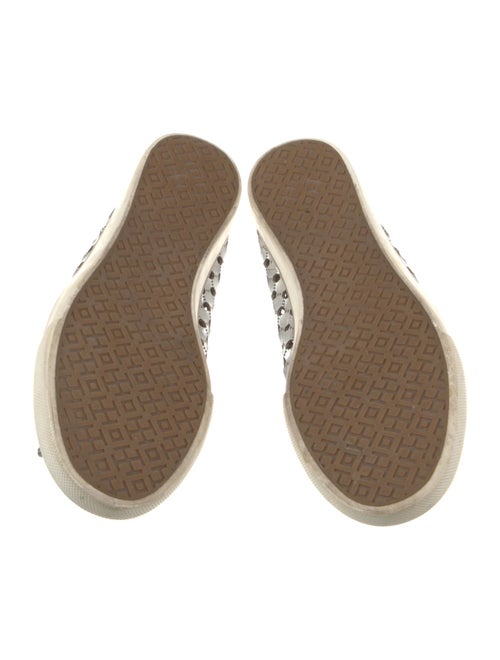 Tory Burch Leather Bow Accents Ballet Flats