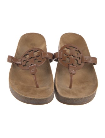 Tory Burch Leather Slides