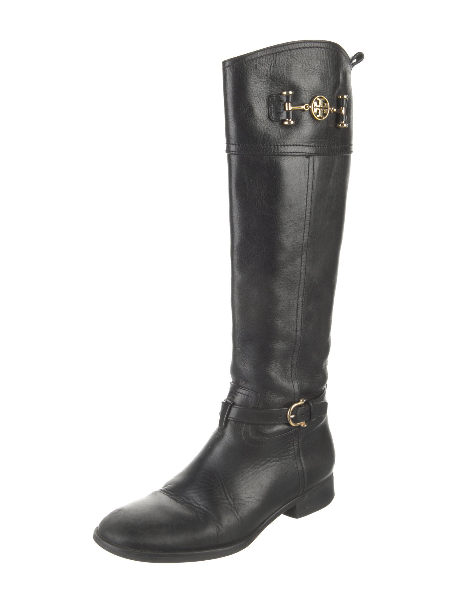 Tory Burch Leather Riding Boots