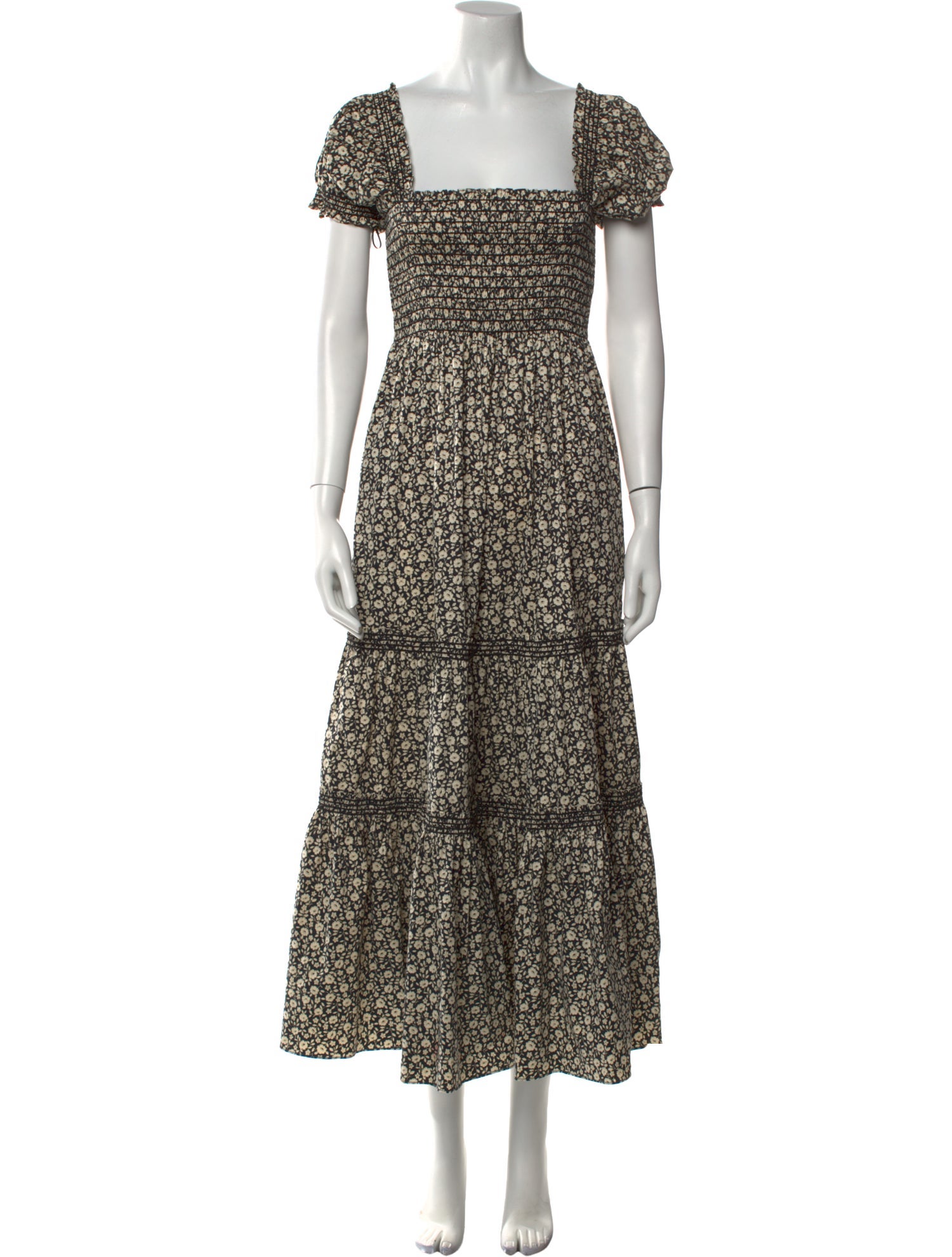 Tory Burch Floral Print Long Dress