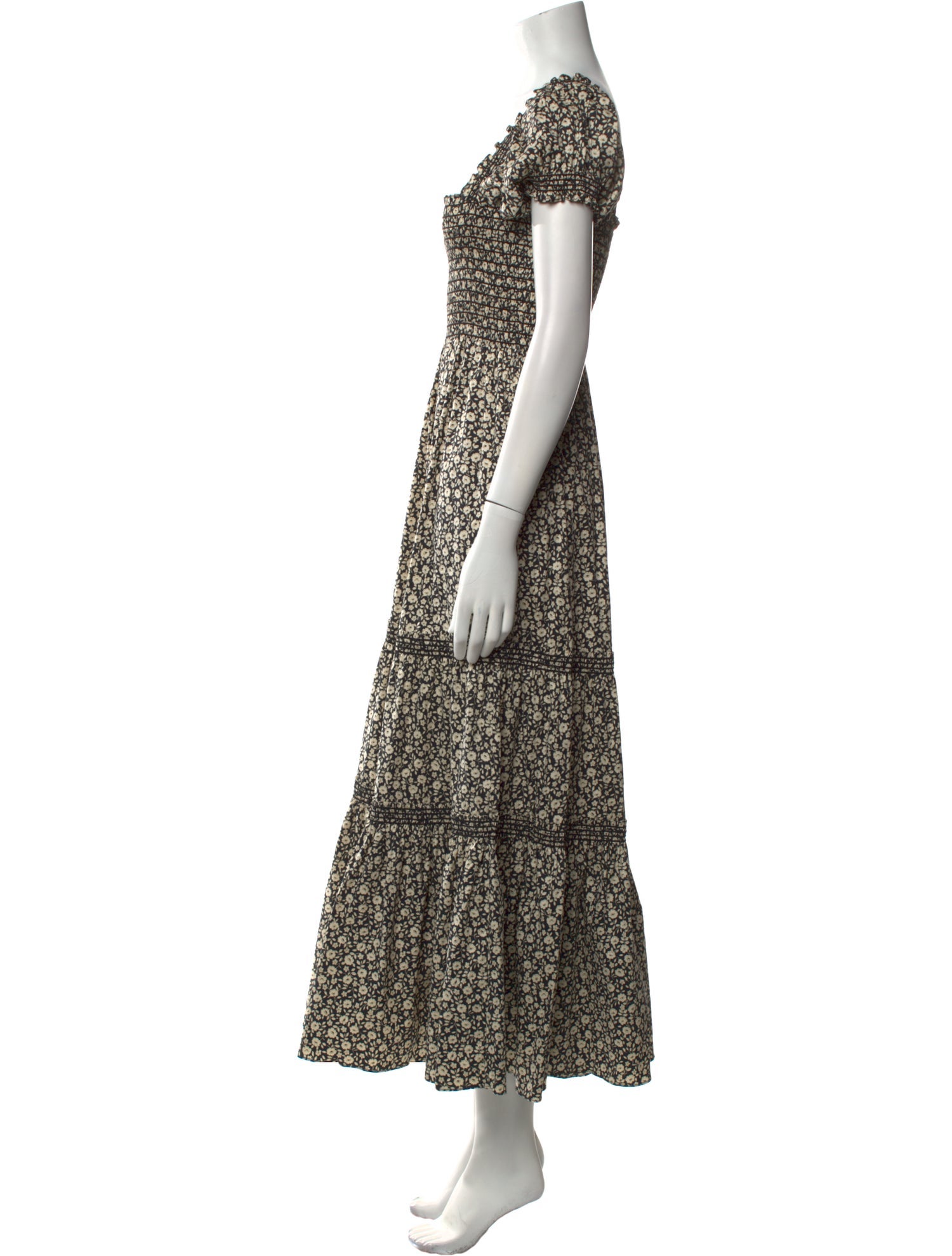 Tory Burch Floral Print Long Dress
