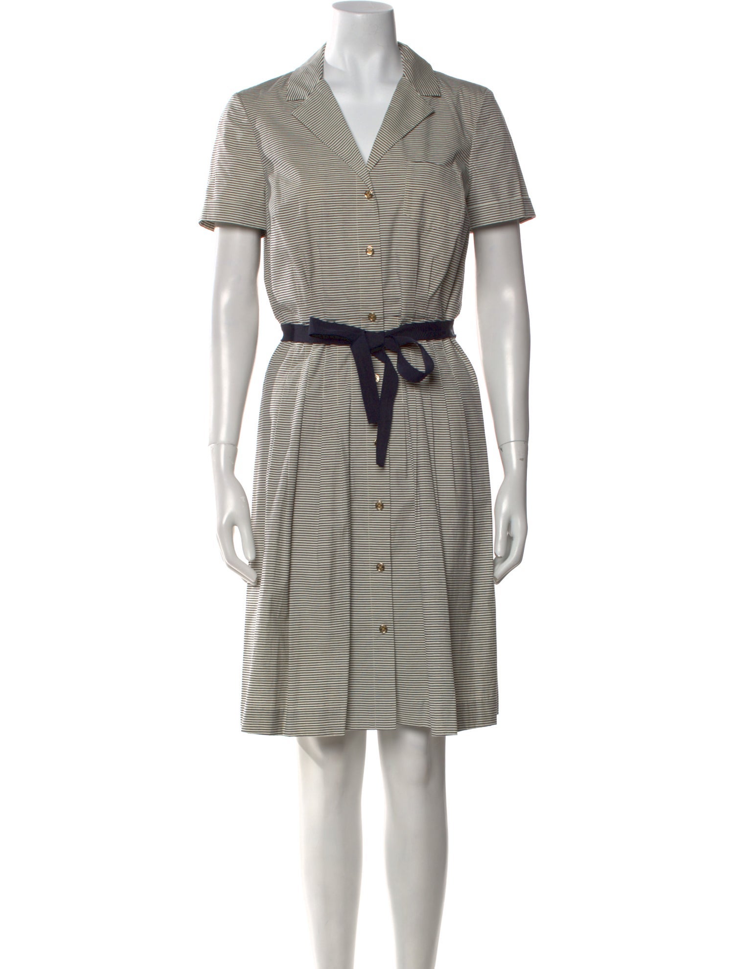 Tory Burch Striped Knee-Length Dress