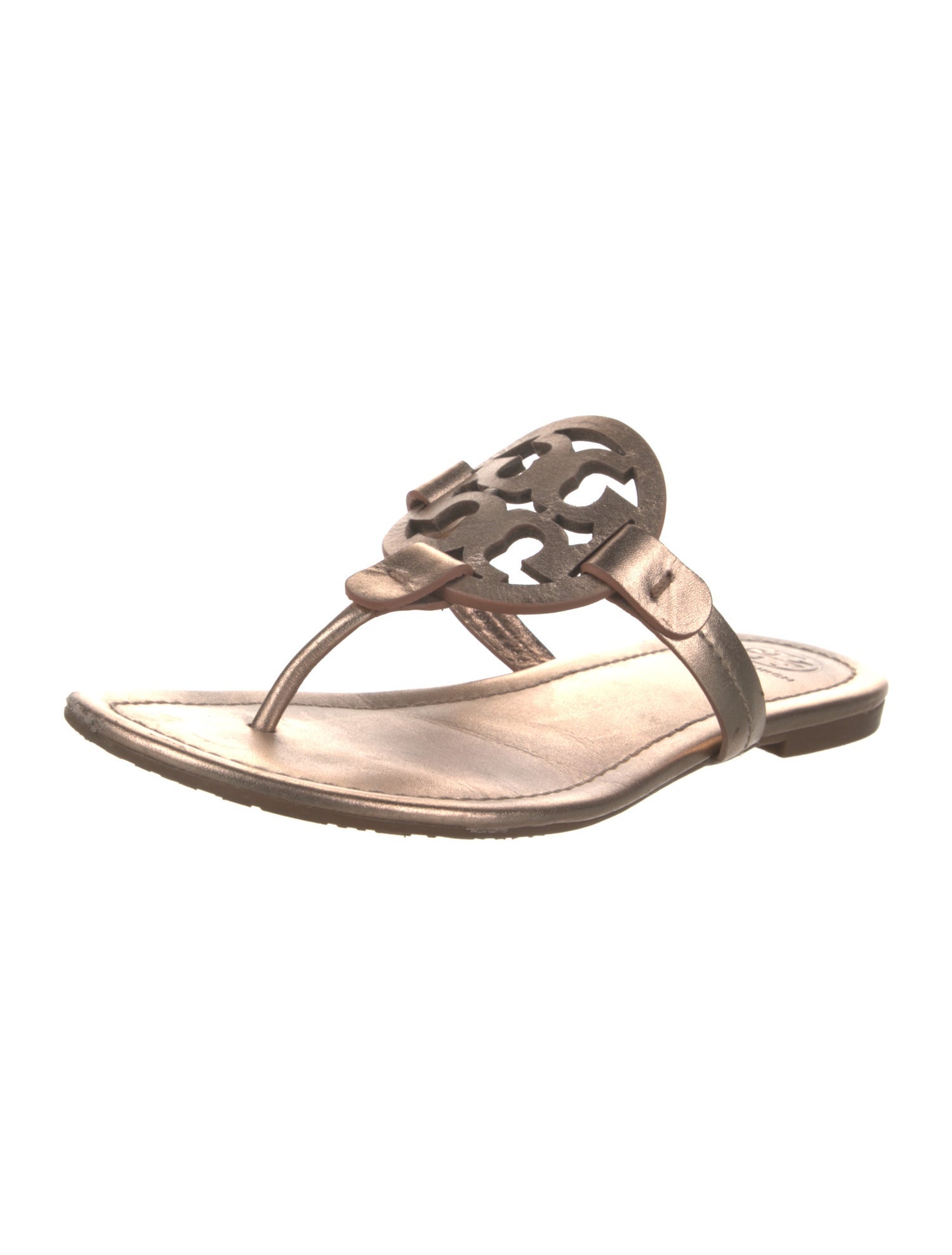 Tory Burch Leather Slides