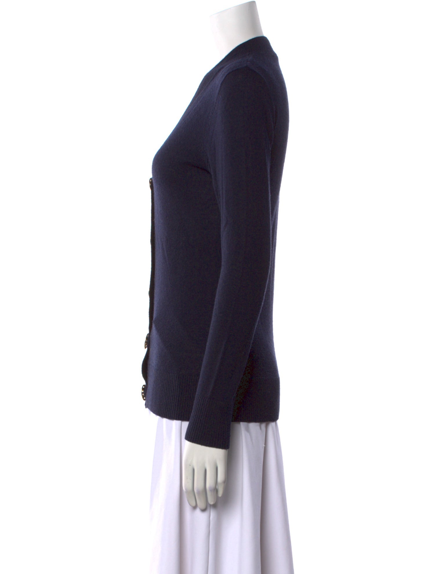 Tory Burch Merino Wool V-Neck Sweater